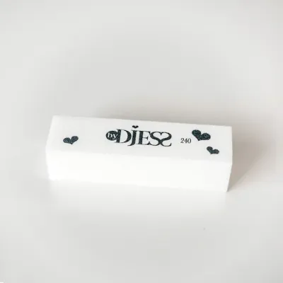 Vijl buffer blok grit 240 wit 